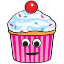 Magnet - Jumbo Happy Cupcake