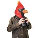 Head Mask - Cardinal