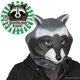 Head Mask - Raccoon