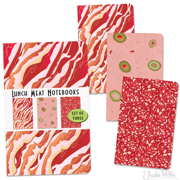 Notebooks - Lunch Meat Set of 3