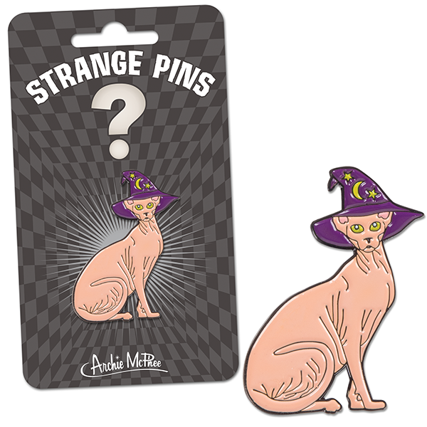 Strange Pin - Wizard Cat