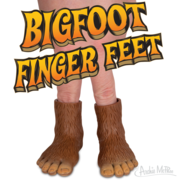 Finger Puppet - Bigfoot Feet