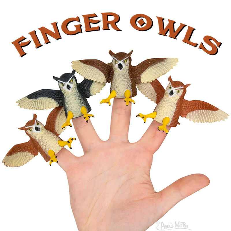 Finger Puppet - Owls