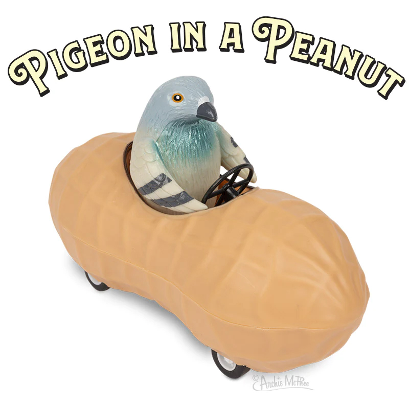 Pull Back - Pigeon in a Peanut