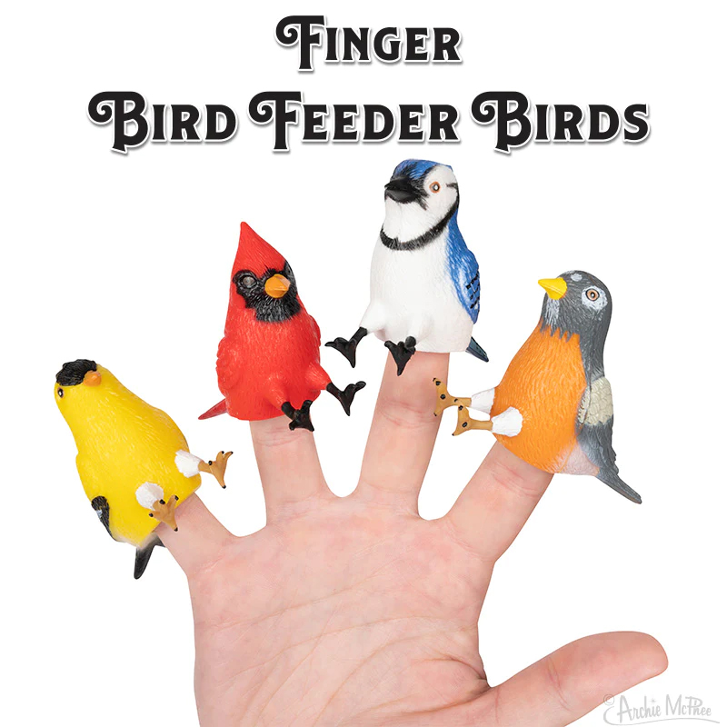 Finger Puppet - Bird Feeder Birds CDU(48)