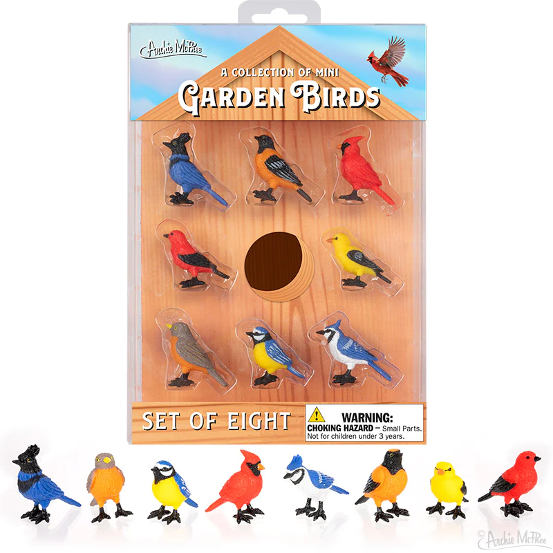 A Collection of Mini Garden Birds