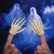 Finger Puppet - Glow Skeleton Hands CDU(48)